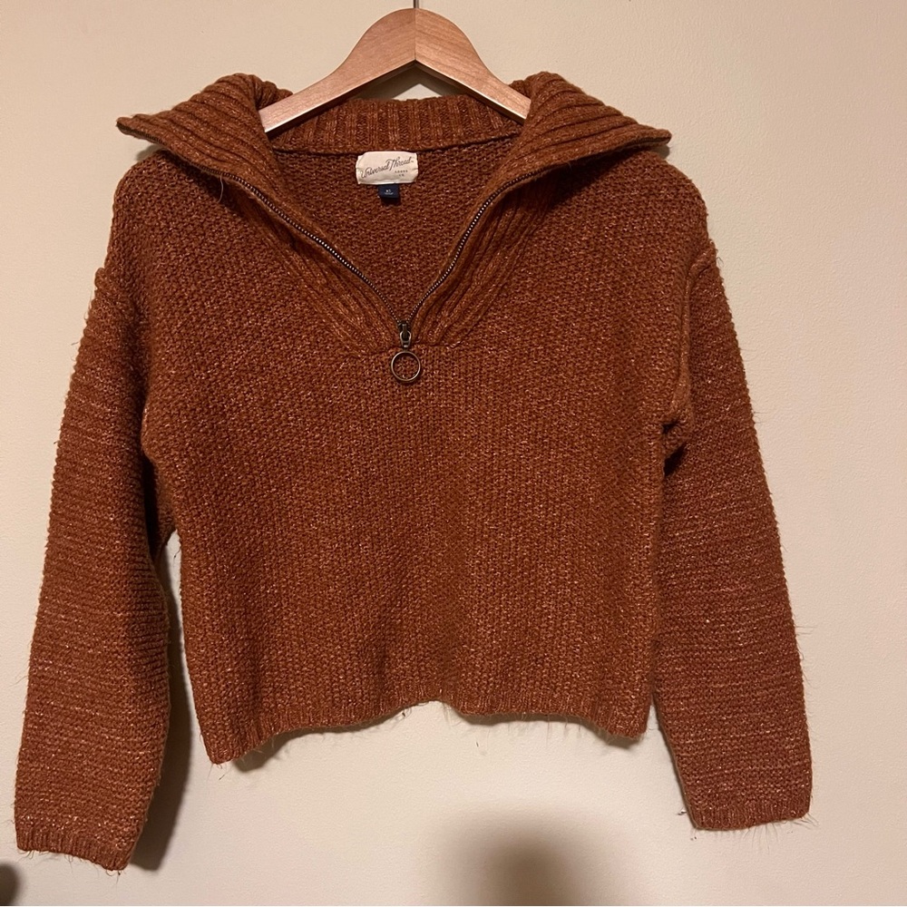 Universal Thread Rust Cowl Neck Sweater
